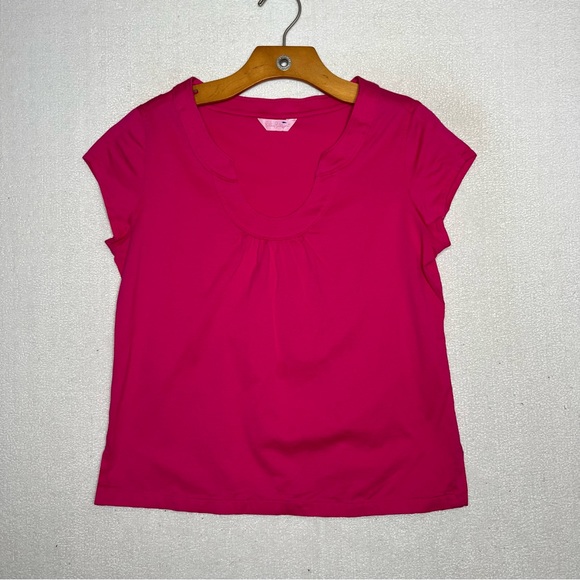 Lilly Pulitzer Tops - Lilly Pulitzer Pink Short Sleeve Womens Top